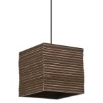 Ledvance Decor Pendel Lampe Firkant Brun | Egnet til 1x E27