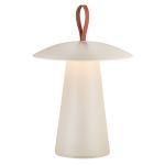 Nordlux Bordlampe Ara Batteri Aluminium Sanded 2W 240lm - 830 Varm Hvid | Dæmpbar Touch