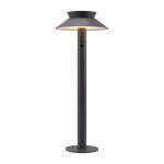 Nordlux Solar Piedestallampe Justina Metal Antracit 5W 400lm - 830 Varm Hvid | Bevægelses- og Lyssensor