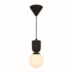 Nordlux Sadie Pendel Lampe Composite Sort | Egnet til 1x E14