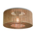 Good&Mojo Loftlampe Iguazu Tekstil Brun S | Egnet til 1x E27 