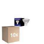Fordelspakke 10x Noxion LED Spot GU5.3 PAR16 4.4W 345lm 36D - 830 Varm Hvid | Dæmpbar - Erstatter 35W