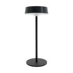 Eglo Bordlampe Simeri Solar Stål Sort 3W 250lm - 830-860 Justerbar Hvid | IP44 - Berøringsdæmpbar - USB-C