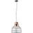 Brilliant Avia Pendel Lampe Metal Træ Sort | 350mm - Egnet til 1x E27