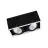 Ledvance LED spot Firkant Multi Vipbar sort-Hvid 2x30W 5400lm 38D - 840 kold hvid | Udsnit 320x160mm
