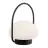 Nordlux Bordlampe Sponge Batteri Sort 4.8W 300lm - 827 Ekstra Varm Hvid | 3-Trin Dæmpbar