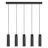 Nordlux Tilo Pendel Lampe Metal Sort | Egnet til 5x GU10