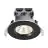 Fordelspakke 3x Nordlux Downlight Fremont Metal Sort 4.5W 345lm 36D - 827 Ekstra Varm Hvid | 85mm - IP65 - Dæmpbar