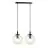 Emibig Pendel Lampe Cosmo Stål Sort | Egnet til 2x E14 - Max 10W