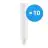 Fordelspakke 10x Ledvance Dulux-D LED 9W - 830 Varm Hvid | 2-Pinde - Erstatter 26W