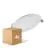 Fordelspakke 4x Ledvance LED Downlight Slim Runde DN155 12W 1020lm 120D - 840 Kold Hvid | 169mm 