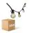 D'Lite Sparkl LED Lyskæde 4W 250lm - 827 Ekstra Varm Hvid | IP44 - 3x 5m (15m I alt) - Kan Sammenkobles Op til 25m