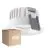 Fordelspakke 10x Ledvance LED spot Fix Aluminium Hvid 8W 680lm 36D - 930 varm hvid | Udsnit 68mm - IP44 - bedste farvegengivelse - dæmpbar