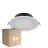 Fordelspakke 6x Noxion LED Downlight Hera Flad Forsænket Hvid 15W 1500lm 80D - 827-830-840 CCT | 168mm - Udsnit 144mm