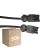 Fordelspakke 50x Noxion GST - Kompatibel Forlængerkabel Sort - Han + Hun - 5m - 3 pole 1,5mm2