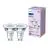 Fordelspakke 2x Philips LED Spot GU10 PAR16 5W 390lm 36D - 840 Kold Hvid