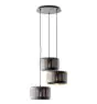 Brilliant Tyas Pendel Lampe Metal Sort Guld | 520mm - Egnet til 3x E27