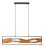 Brilliant Chaumont Pendel Lampe Aluminium Metal Træ Sort 18W 2300lm - 830 Varm Hvid