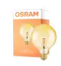 Osram Vintage 1906 LED E27 Globe filament guld 125mm 6.5W 650lm - 824 ekstra varm hvid | dæmpbar - erstatter 50W