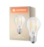 Ledvance Classic LED E27 Pære filament klar 7.5W 1055lm - 827 ekstra varm hvid | dæmpbar - erstatter 75W