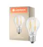 Ledvance Classic LED E27 Pære Filament Klar 7.5W 1055lm - 827 Ekstra Varm Hvid | Erstatter 75W