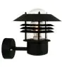 Nordlux Vejers Vægbelysning Metal og Glas Sort | IP54 - Egnet til E27