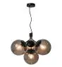 Nordlux Pendel lampe Ivona 4x E27 sort - Metal | Max. 28W