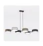Emibig Pendel Lampe Drumz Stål Sort | Egnet til 6x E14 - Max 10W