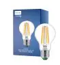 Philips MASTER LED Pære Ultra Efficient E27 Pære klar 4W 840lm - 830 varm hvid | erstatter 60W