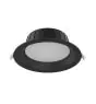 Noxion LED Downlight Hera Medium Forsænket Sort 21W 2400lm 100D - 827-830-840 CCT | 226mm - Udsnit 200mm