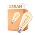 Osram Vintage 1906 LED E27 Edison Filament Guld 8W 806lm - 922 Ekstra Varm Hvid | Bedste Farvegengivelse - Dæmpbar - Erstatter 60W