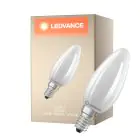 Ledvance LED Classic E14 Kerte Filament Matt 3.8W 806lm - 827 Ekstra Varm Hvid | Erstatter 60W