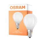 Osram LED Classic LED E14 Pære Filament Matt 3.8W 806lm - 827 Ekstra Varm Hvid | Erstatter 60W