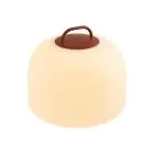 Nordlux Bordlampe Kettle To-Go Portable Batteri Rød 6.8W 450lm - 827 Ekstra Varm Hvid | 3-Trin Dæmpbar 
