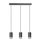 Emibig Pendel Lampe Fumiko Stål Sort | Egnet til 3x GU10 - Max 10W