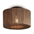 Good&Mojo Loftlampe Iguazu Jute Brun | Egnet til 1x E27 