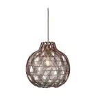 Good&Mojo Pendel Lampe Mendoza Bambus Burgundy S | Egnet til 1x E27 