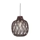 Good&Mojo Pendel Lampe Mendoza Bambus Burgundy L | Egnet til 1x E27 