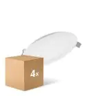 Fordelspakke 4x Ledvance LED Downlight Slim Runde DN155 12W 1020lm 120D - 830 Varm Hvid | 169mm 