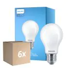 Fordelspakke 6x Philips Corepro LED Pære E27 Pære matt 8.5W 1055lm - 840 kold hvid - erstatter 75W