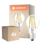 Fordelspakke 4x Ledvance Classic LED E27 Pære filament klar 11W 1521lm - 827 ekstra varm hvid | dæmpbar - erstatter 100W