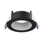 Noxion LED Spot Ares Dyb ring Sort - med Indre Ring Hvid | Udsnit 68mm - incl. GU10 Fitting