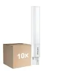 Fordelspakke 10x Philips CorePro PL-S LED 5W - 830 Varm Hvid | 2-Pinde - Erstatter 11W