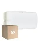 Fordelspakke 5x Philips LED Sikkerhed Ledinaire WL055V Hvid 6W 600lm - 830 Varm Hvid | 374x150mm - IP65