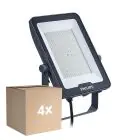 Fordelspakke 4x Philips LED Projektør Ledinaire BVP169 100W 12000lm 110D - 830-840-865 CCT | IP65 - Symmetrisk