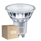 Fordelspakke 10x Philips MASTER Value LED Spot GU10 PAR16 3.7W 370lm 60D - 940 Kold Hvid | Bedste Farvegengivelse - Dæmpbar - Erstatter 50W