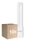 Fordelspakke 10x Noxion Lucent PL-L LED 7.9W 950lm - 830 Varm Hvid | 4-Pinde - Erstatter 18W