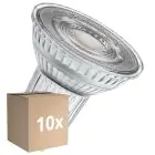 Fordelspakke 10x Ledvance LED Spot GU10 PAR16 6.1W 575lm 60D - 927 Ekstra Varm Hvid | Bedste Farvegengivelse - Dæmpbar - Erstatter 80W
