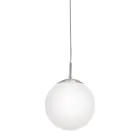 Eglo Pendel Lampe Rondo Stål Satin Nikkel | Egnet til E27
