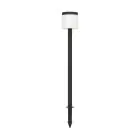 Eglo Jordspyd Lys Pantete Solar Sort 7W 840lm - 830 Varm Hvid | IP65 - Bevægelsessensor
